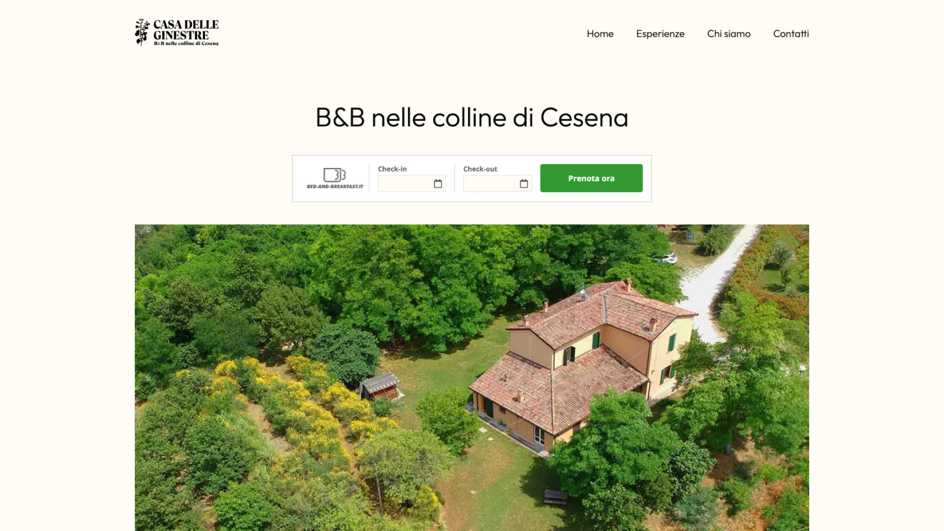 Website Preview Casa delle Ginestre